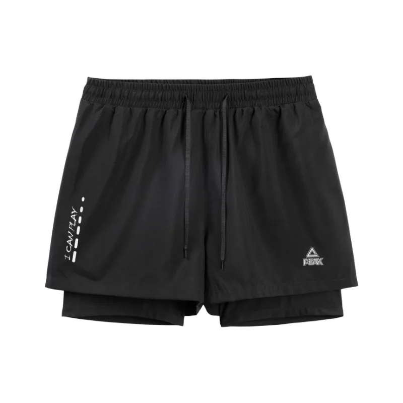 PEAK Sports Shorts Men Black-0
