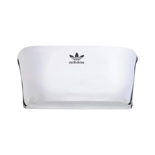 Adidas Originals ADICOLOR 3 STRIPES TUBE TOP Crop Tops Women's White
