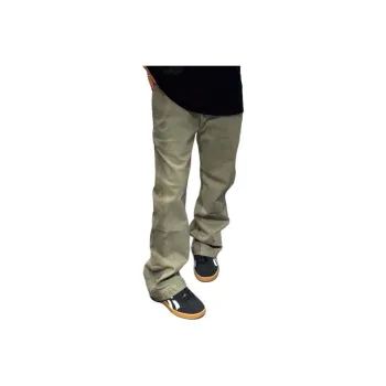 CORNILOT Casual Pants Unisex Army Green