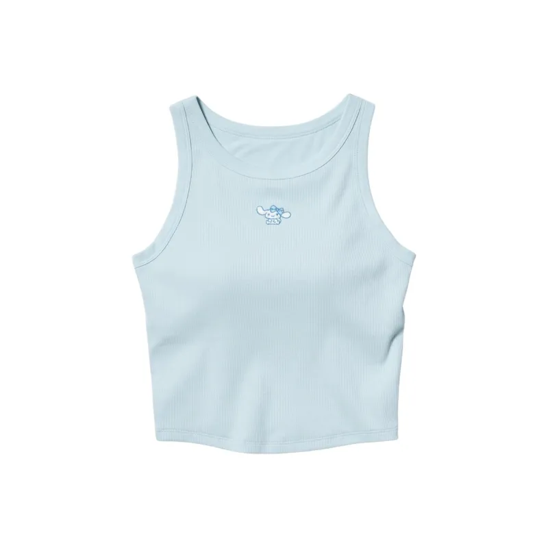 UNIQLO Tank Tops Women's Light Blue-0