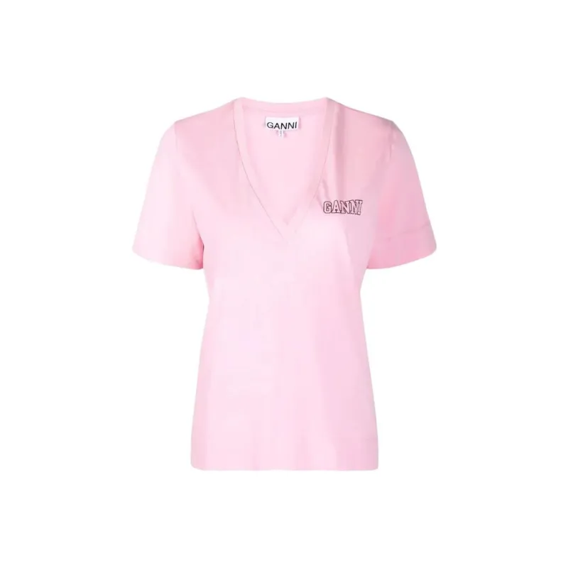 GANNI T-Shirts Women's Pink-0