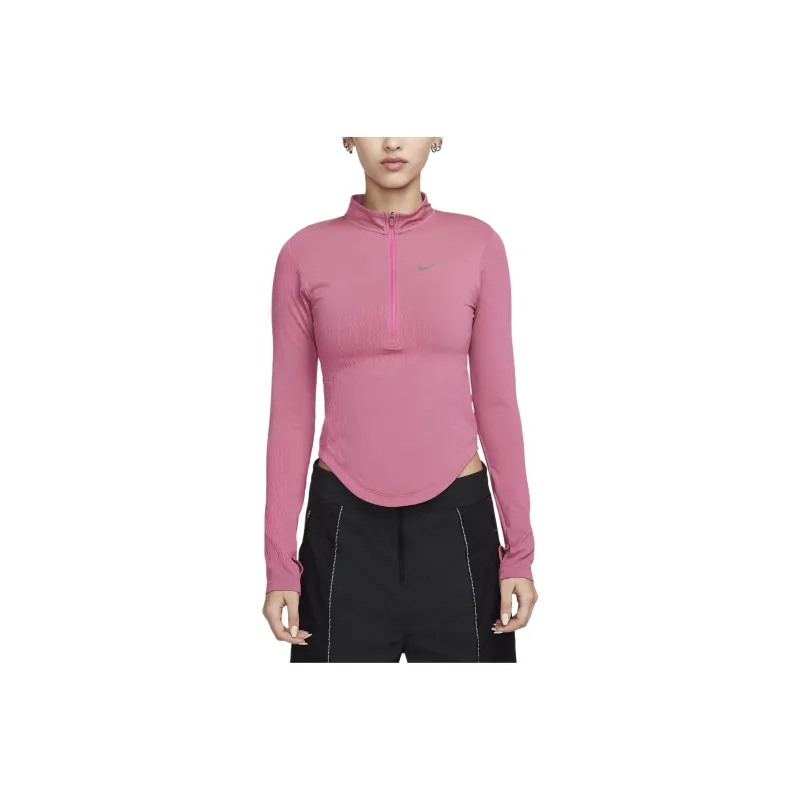 Nike T Shirts Women's Rose Red-0