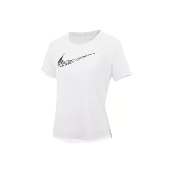 Nike Swoosh Run Women's Short Sleeve Running Top White
