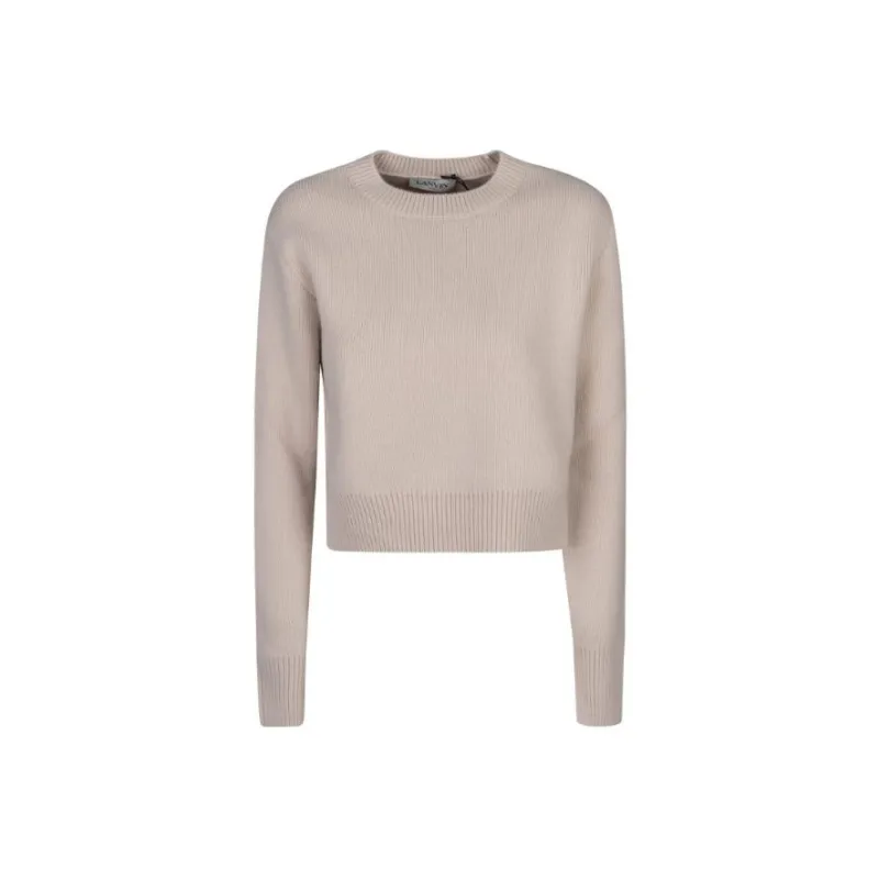 Lanvin Cropped Knitted Jumper-0