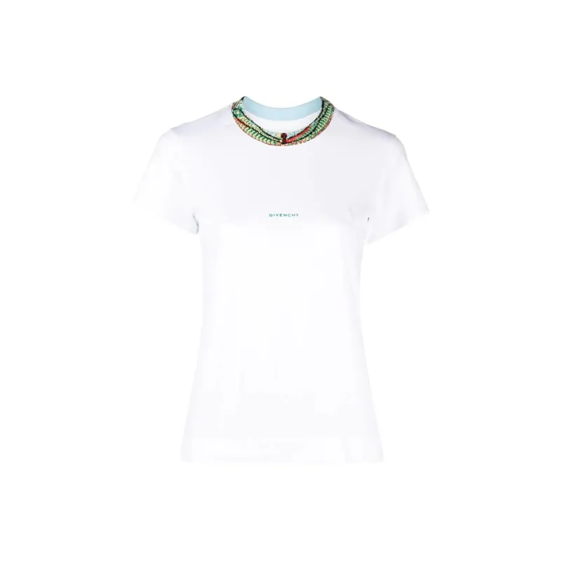Givenchy T Shirts Women's White-0