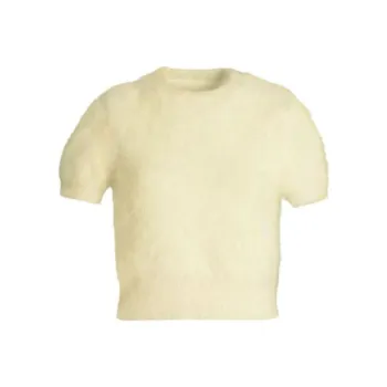 Maison Margiela Brushed Ribbed Crewneck T Shirt