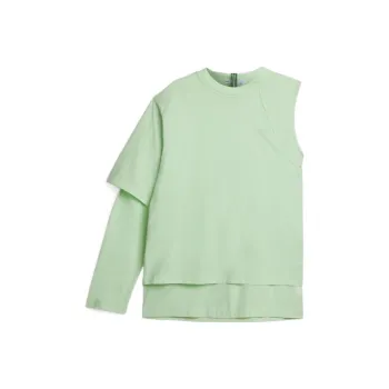 Y 3 Asymmetric Layered effect T shirt