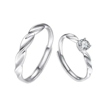 Old Qingyun Silver Building Sterling Silver 990 Rings Unisex