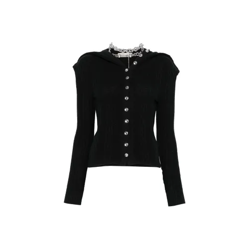 Y/Project Chain-Detailed Button-Up Cardigan