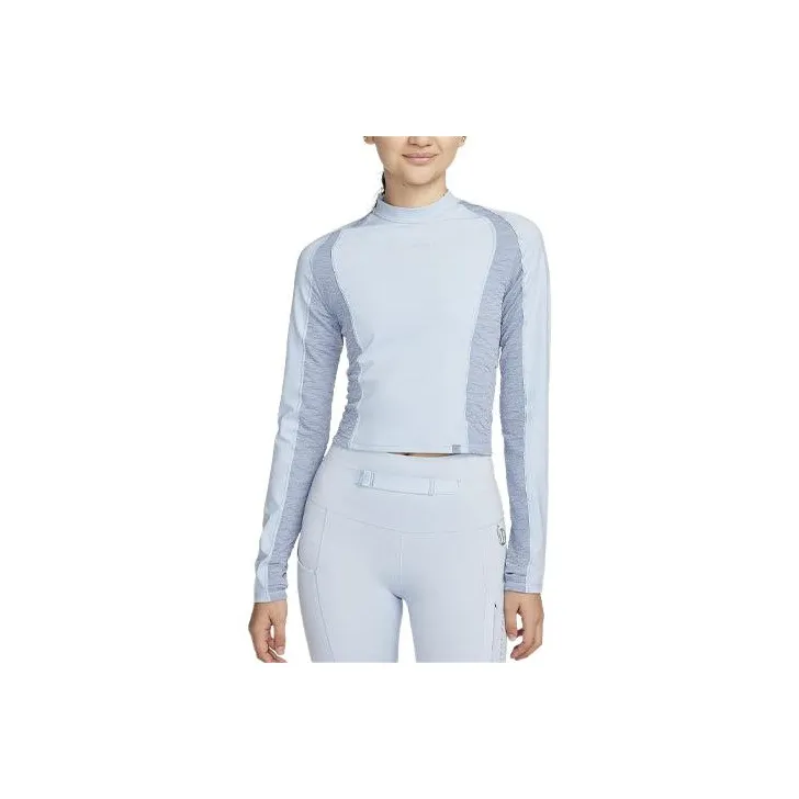 Nike Raglan Sleeve T Shirt Women's Light Shell Blue-0