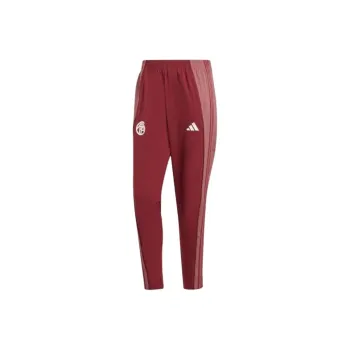 Adidas BayernFC Bayern FC BAYERN ANTHEM Soccer Bottoms Men's Shadow Red / Burgundy Red