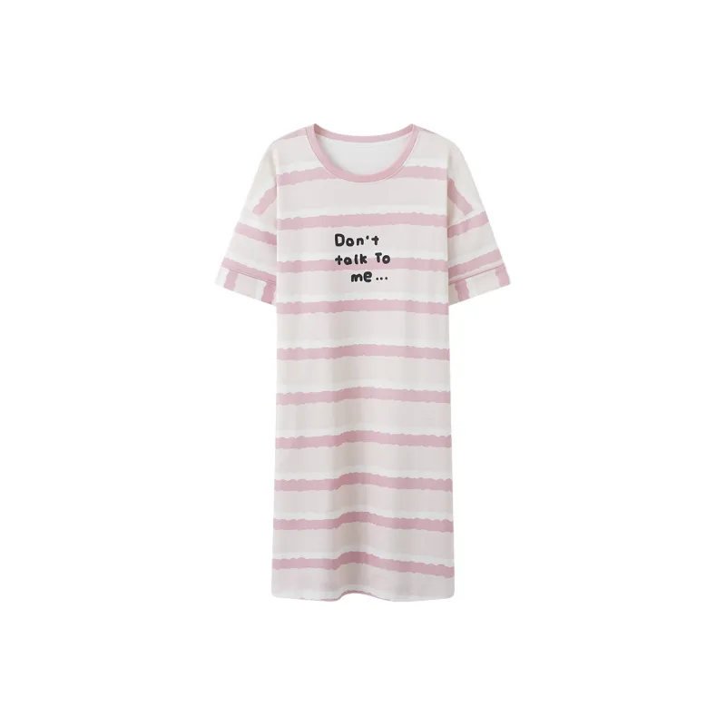 FENTENGCARE Nightgown Women's Pink-0