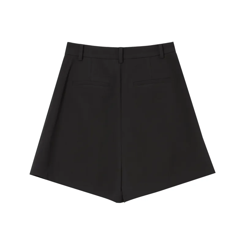 Mambe Casual Shorts Women's Black-1