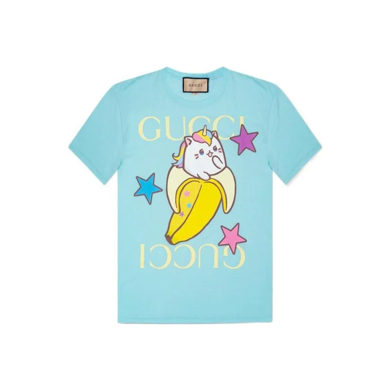 GUCCI X Bananya Logo print T shirt-0