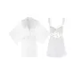 White Nightgown+Sleep Robe
