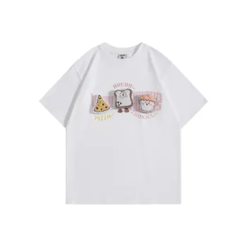 YUZHAOLIN Loose Fit Half Sleeve Top Unisex