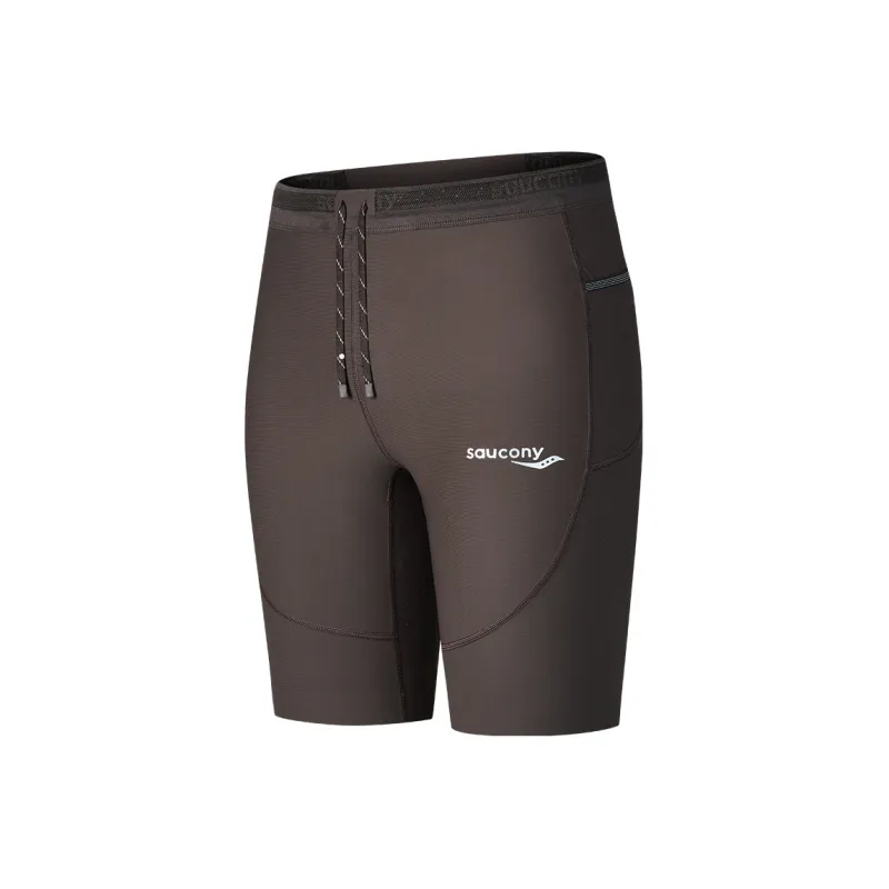 Saucony Sports Shorts Unisex Mud Earth Tone-0