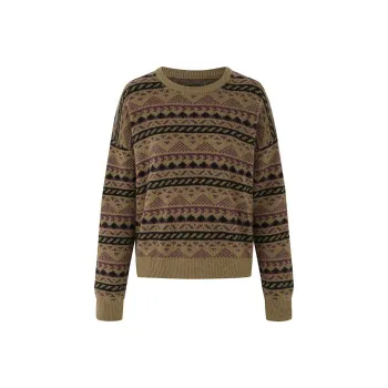 Elva' Island Sweater Women's Yellow Green