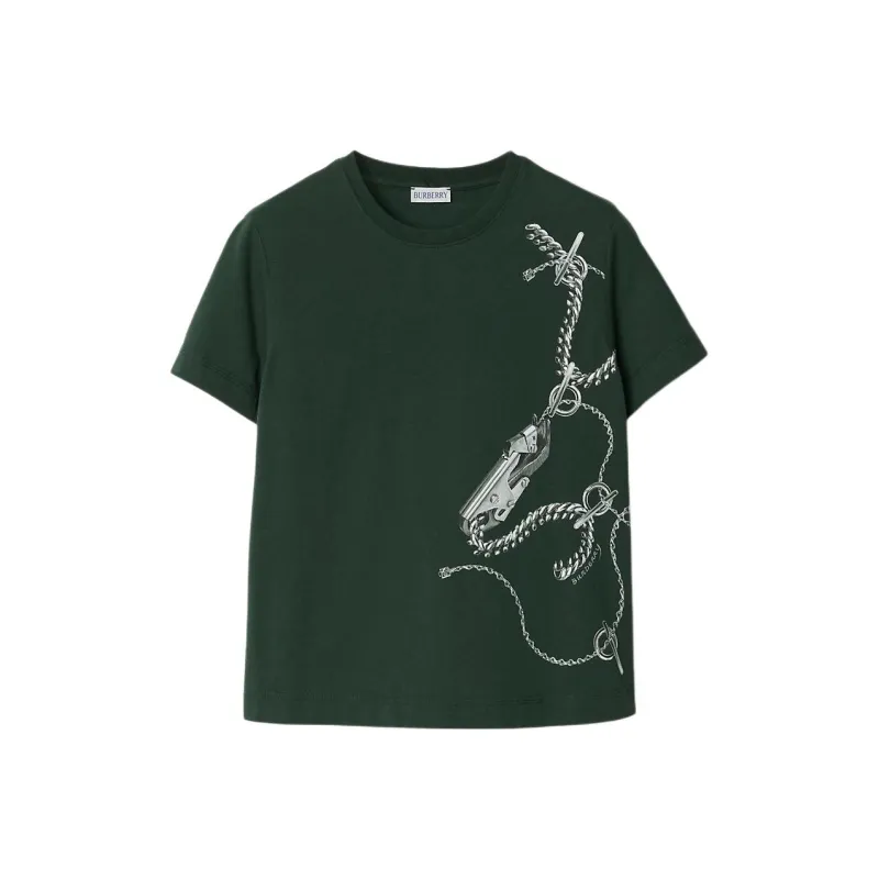 Burberry T Shirt Women's Fir Green-0