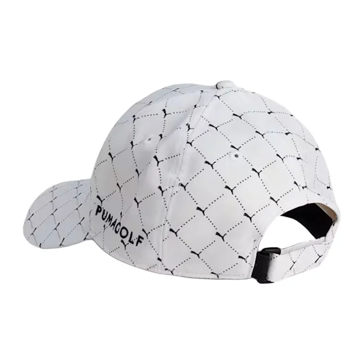 PUMA Polyester Baseball Caps Unisex White-1