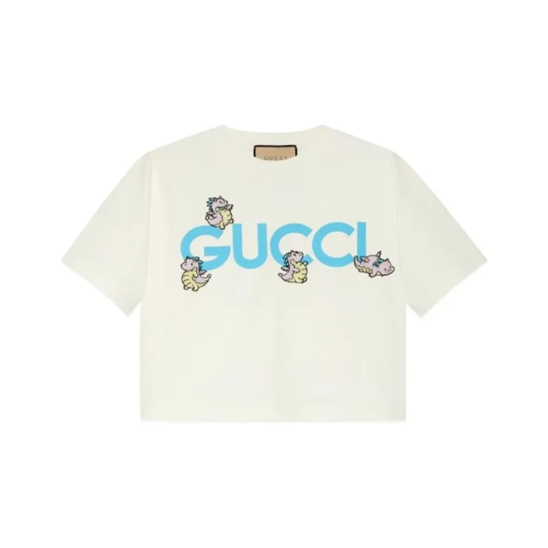GUCCI SS24 Drop Shoulder Sleeve T Shirt Women's-5