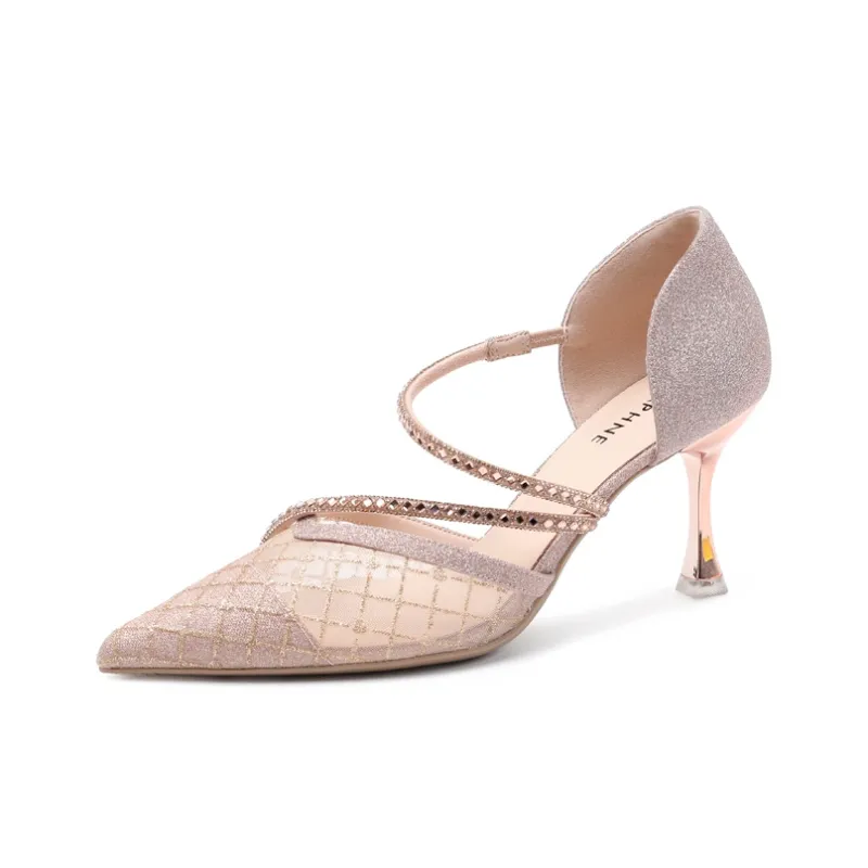 DAPHNE Slim Heel High Heels 7.5CM Women's-6