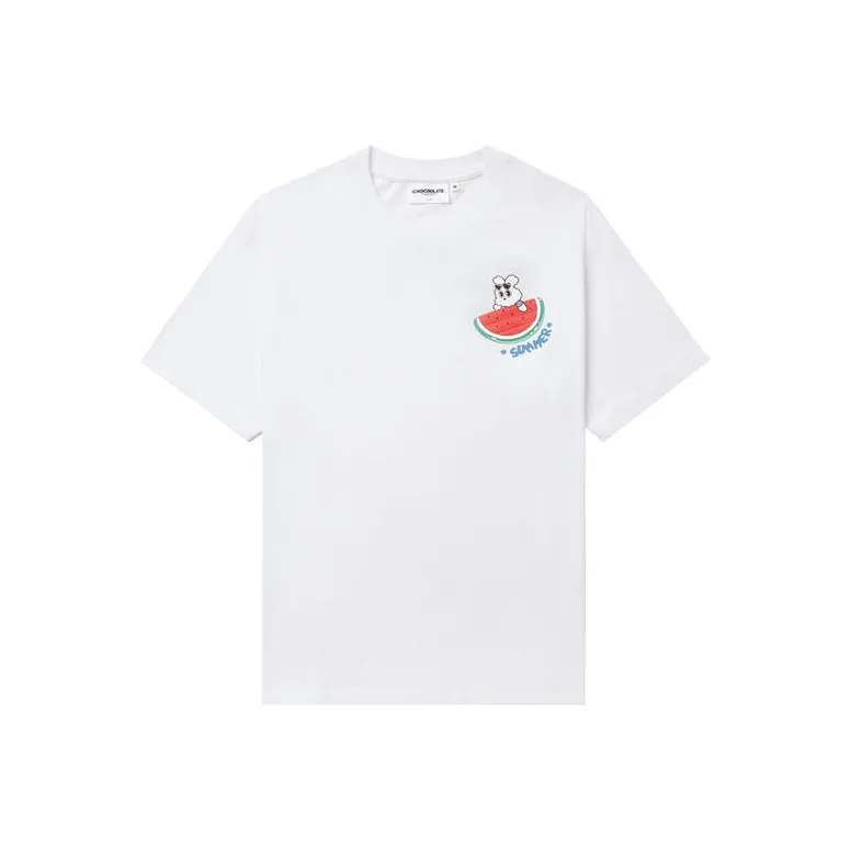  CHOCOOLATE Graphic print Cotton T shirt-13