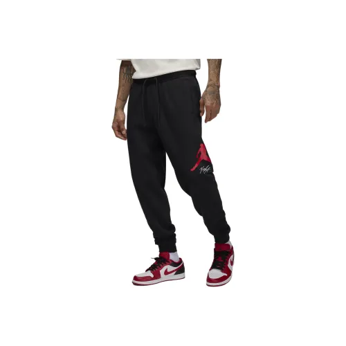 Jordan Essentials Men's Fleece Baseline Trousers Casual Pants Men's Black