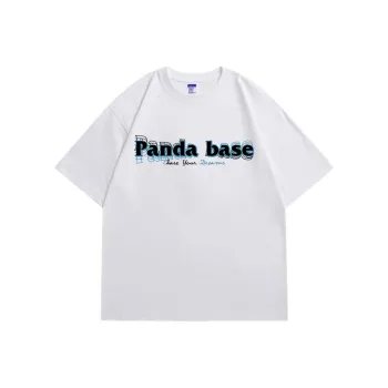 PANDA BASE Drop Shoulder Sleeve T-Shirt Unisex