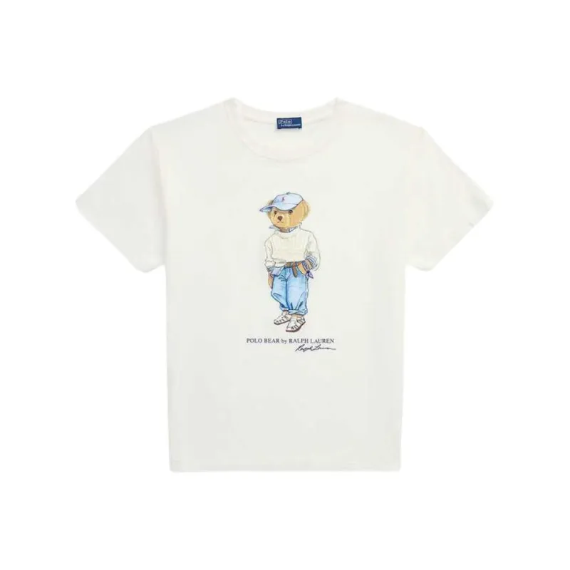 Polo Ralph Lauren Bear motif T shirt-0
