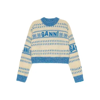 GANNI Sweater Women's STRONG BLUE Deep Blue