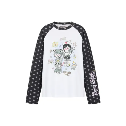 BETWEENAND x Waji Drop Shoulder Sleeve T Shirt Women's