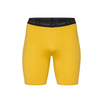 Hummel HML FIRST PERFORMANCE TIGHT SHORTS Sports Shorts Men Yellow