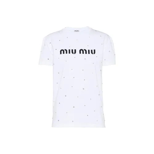 MIU MIU T-Shirts Women's White