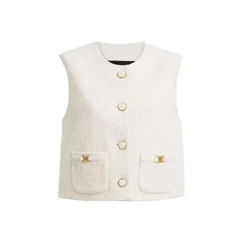 COACH SS25 Tank Top Women's Cream White