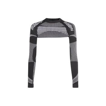 Misbhv Sport High-Neck Cropped Top