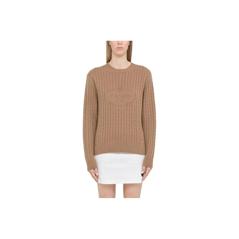 PRADA Crewneck Knitted Jumper-0