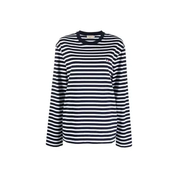 Maison Kitsune T Shirts Women's Navy