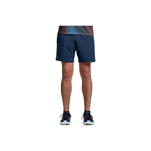 Saucony Outpace Sports Shorts Men's Marine Blue