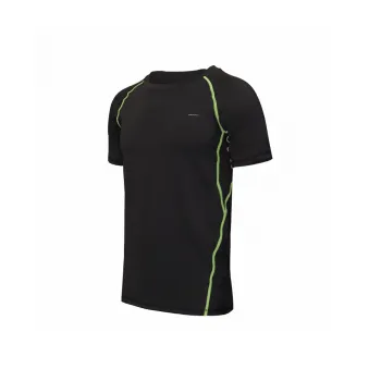 MESUCA Workout Clothing Unisex Black & Green Thread