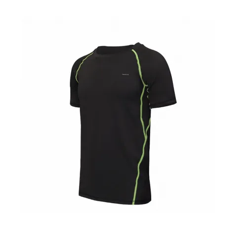MESUCA Workout Clothing Unisex Black & Green Thread