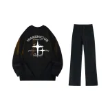 Black (Long-Sleeved)+Black Jeans