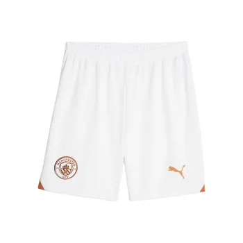 PUMA Manchester City Football Shorts Soccer Bottoms Men's White
