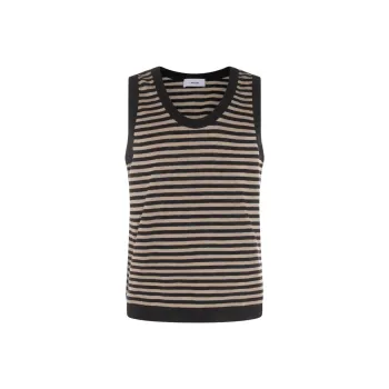 LARDINI Striped Tank Top
