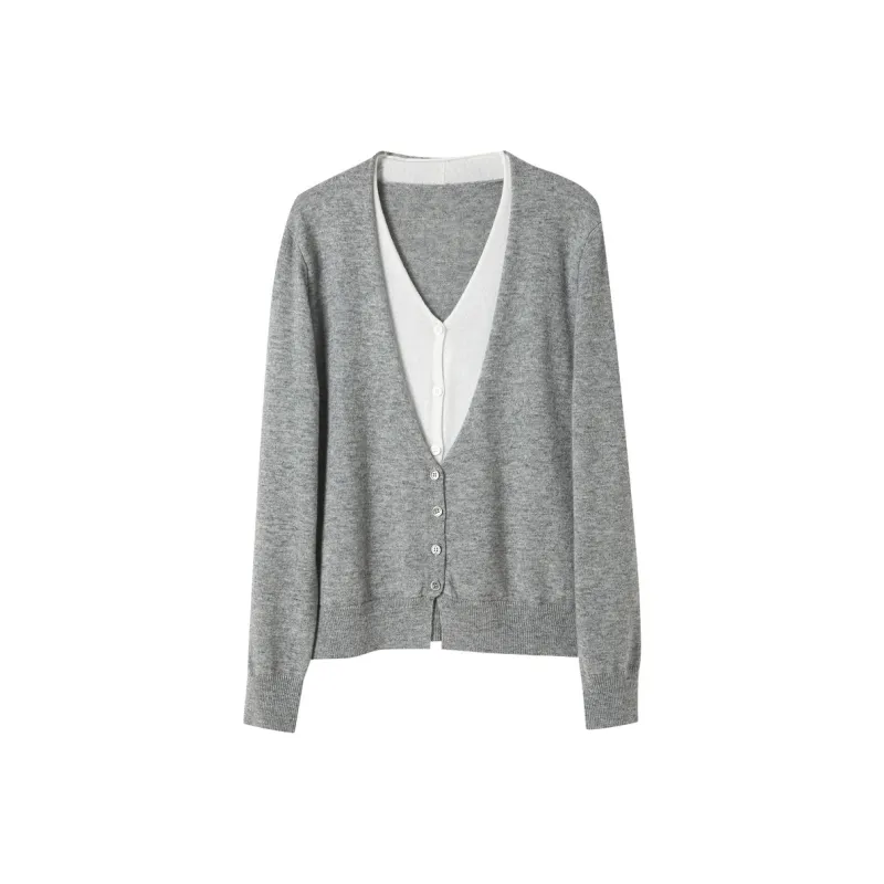 3COLOUR Sweater Women's Heather Gray-0