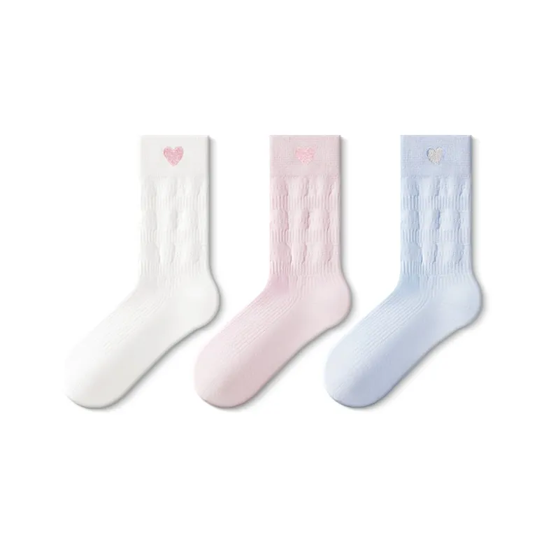 JKN Mid Calf Socks Women's Combo Set-0