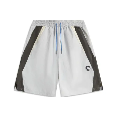 LiNing BadFive Basketball Collection Sports Shorts Men's Mist Gray