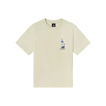 New Balance ANB SS22 Drop Shoulder Sleeve T Shirt Women's Beige