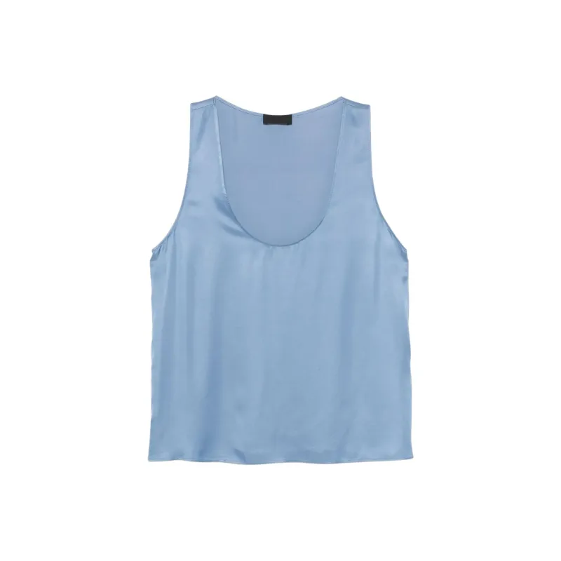 LIU·JO Satin Tank Top-0