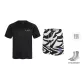Zebra Print+Black Signature Short-Sleeved (Comes with Socks)